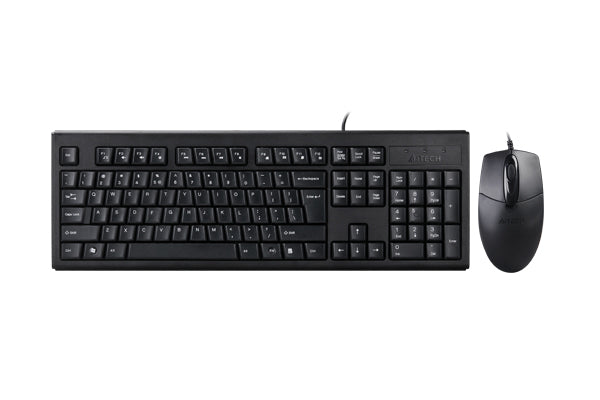 A4TECH KRS-8372 KEYBOARD + MOUSE PS2 BLACK
