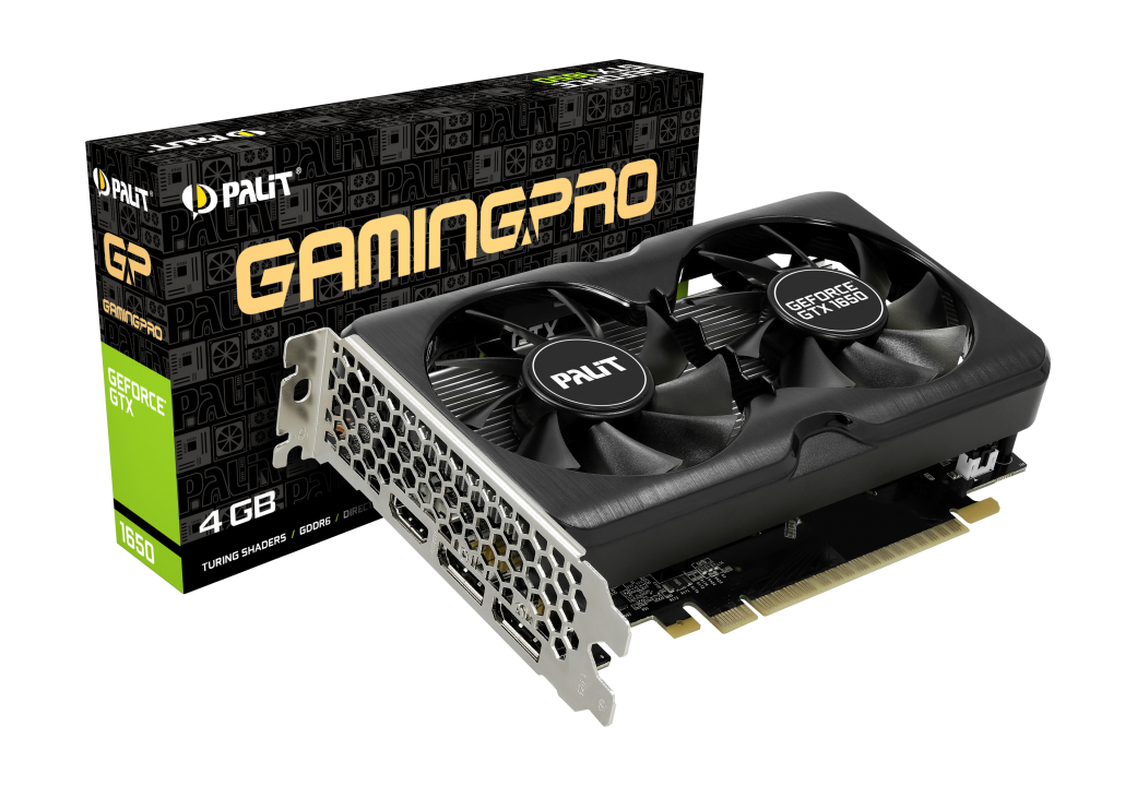 PALIT GTX 1650 4096MB 128BIT GDDR6 GAMING PRO (HDMI, 2XDP)