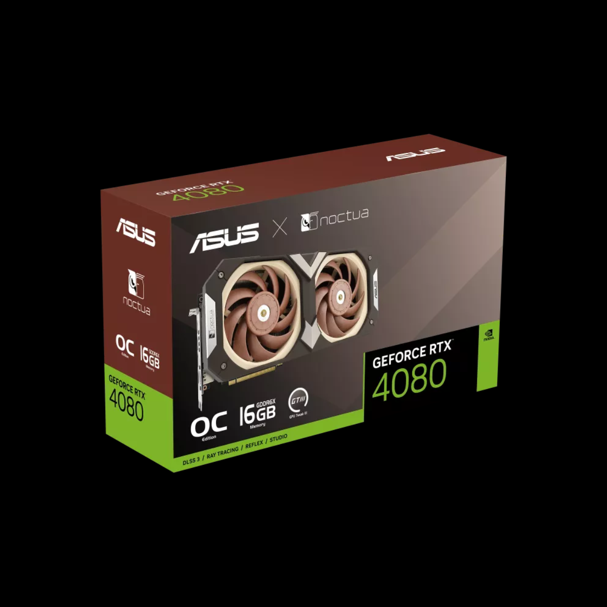 ASUS RTX 4080 16GB 256BIT GDDR6X O16G-NOCTUA (2XHDMI, 3XDP)