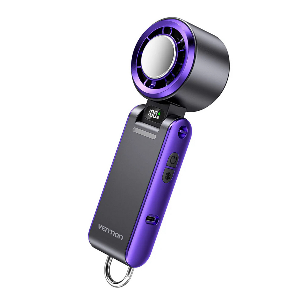 VENTION HANDHELD FAN W/ CONDENSER PBDV0 3000MAH (BLACK/PURPLE)