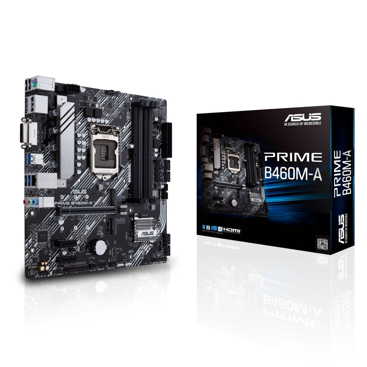 ASUS PRIME B460M-A 4DDR4 2XM.2 MOTHERBOARD (DVI, HDMI, DP)