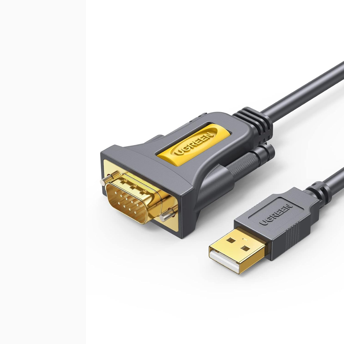 UGREEN USB-A 2.0 (M) TO DB9 RS-232 (M) ADAPTER CABLE -3M