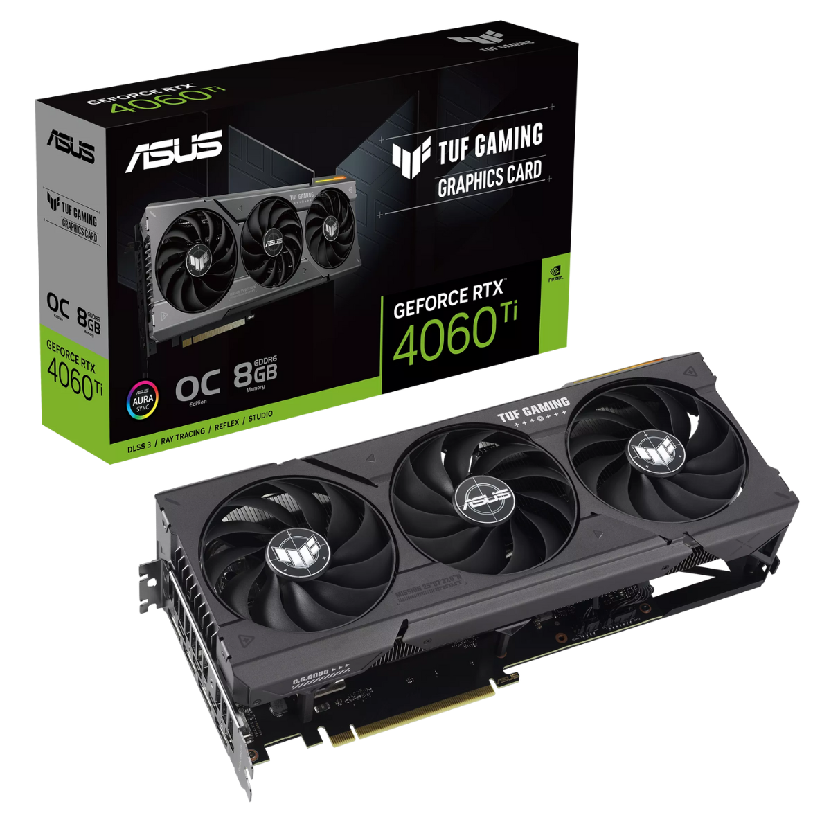 ASUS RTX 4060TI 8GB 128BIT GDDR6 TUF-O8G-GAMING (HDMI, 3XDP)
