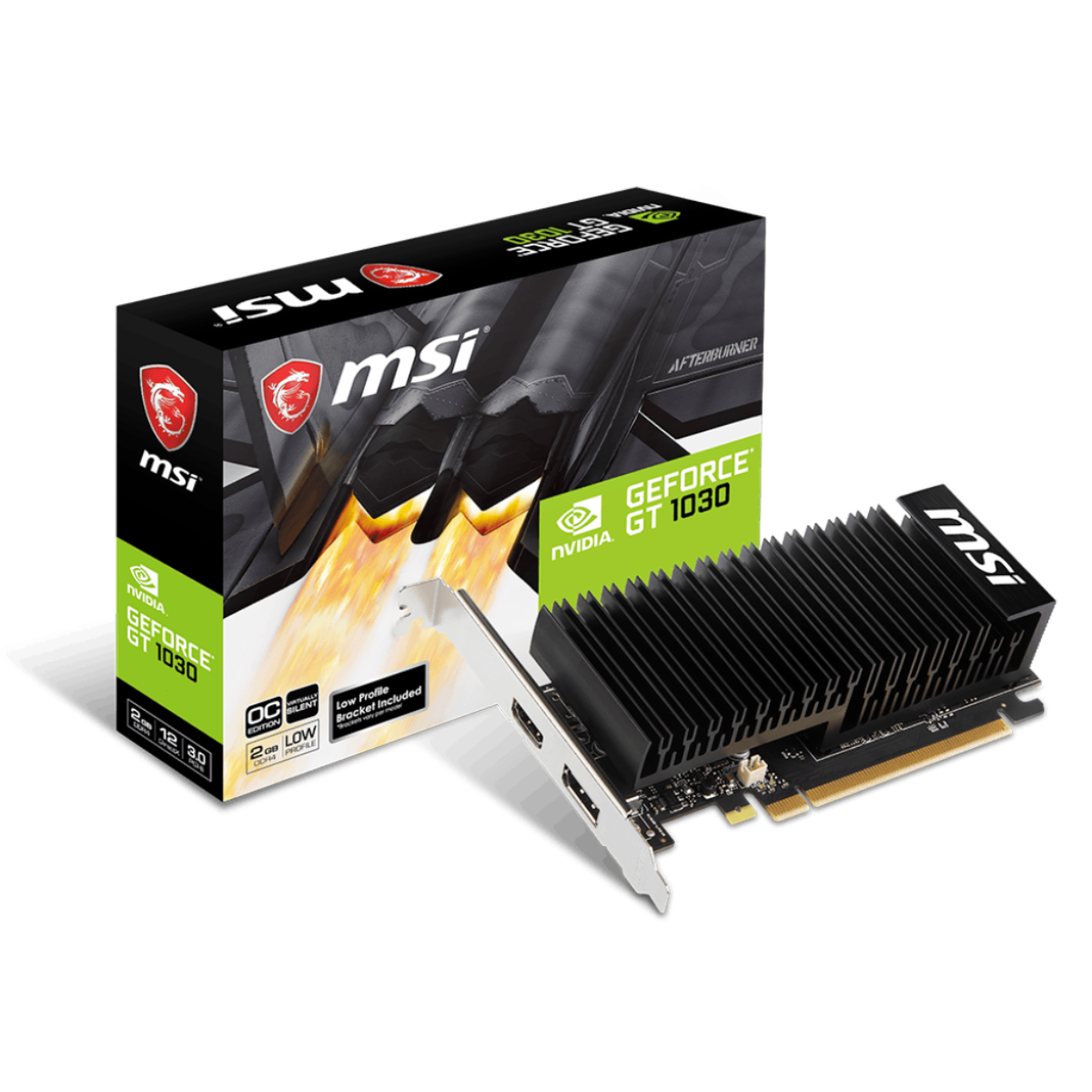 MSI GT 1030 2048MB 64BIT DDR4 LP OC (HDMI, DP)