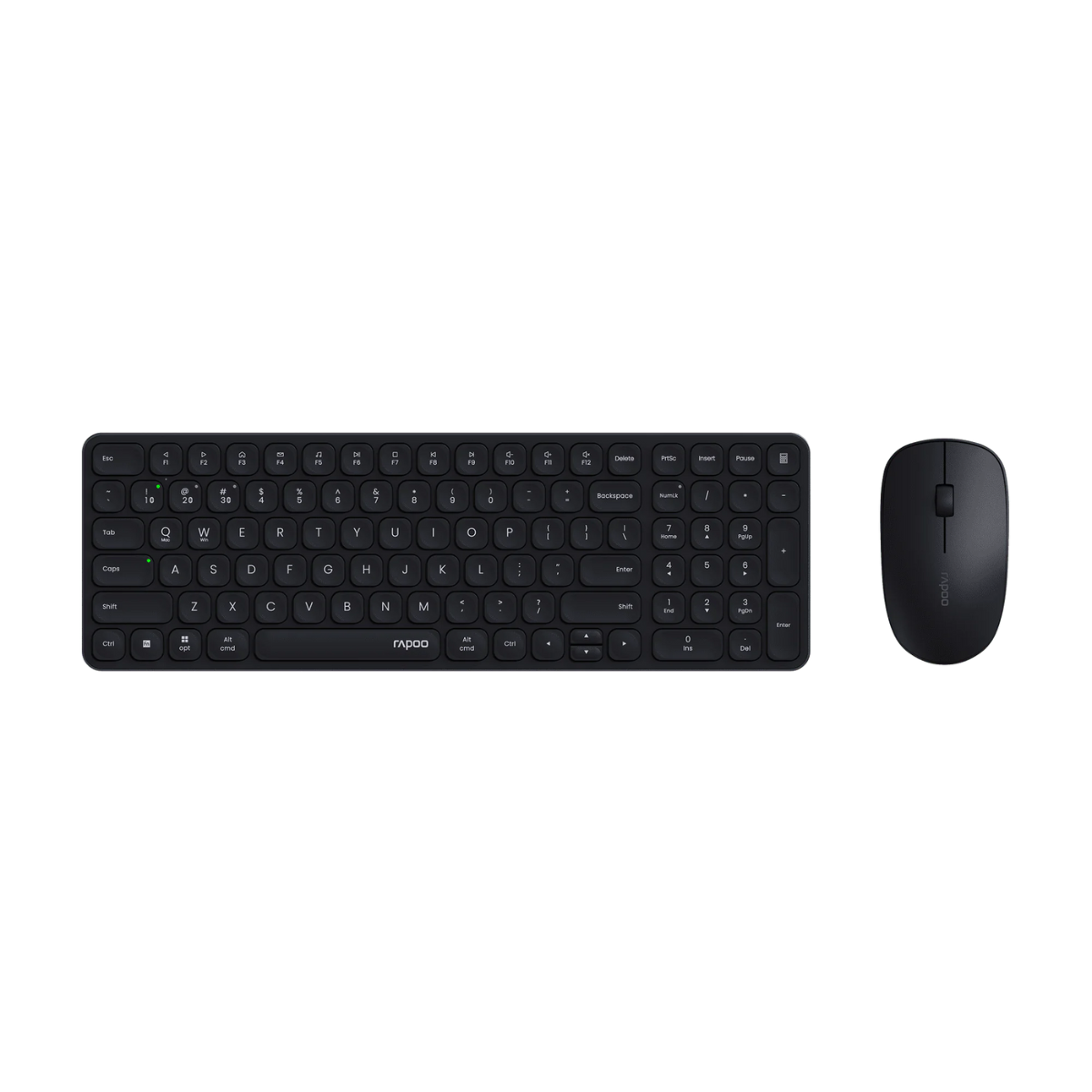 RAPOO 9320M MULTI-MODE WIRELESS KEYBOARD AND MOUSE (DARK GRAY)
