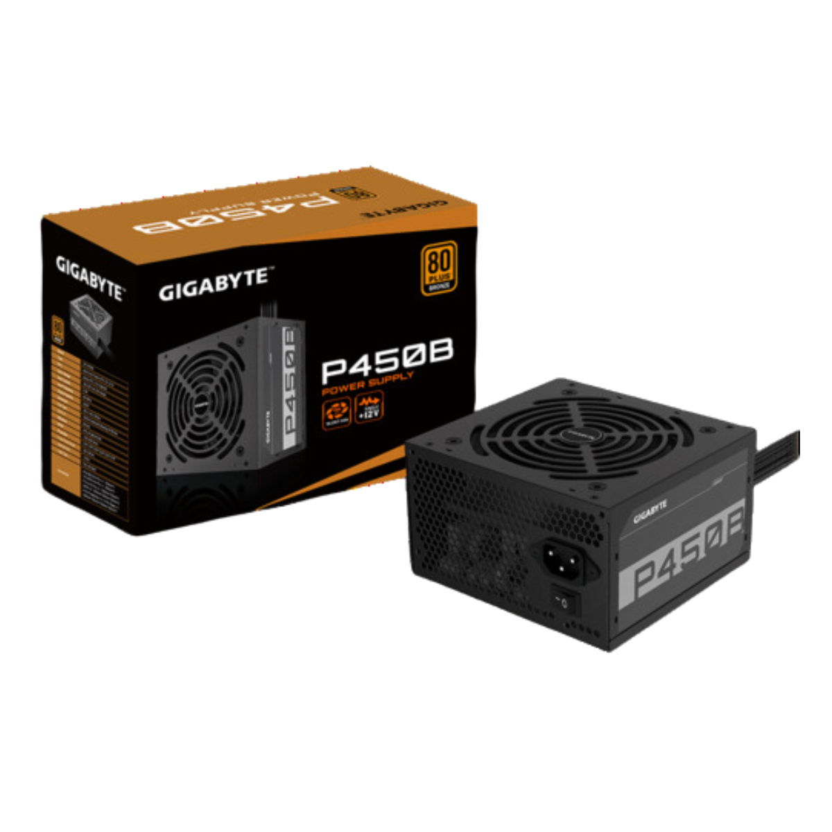 GIGABYTE P450B 450W 1X120MM FAN, 6SATA, 2PCIE, ACTIVE PFC, 80PLUS-BRONZE