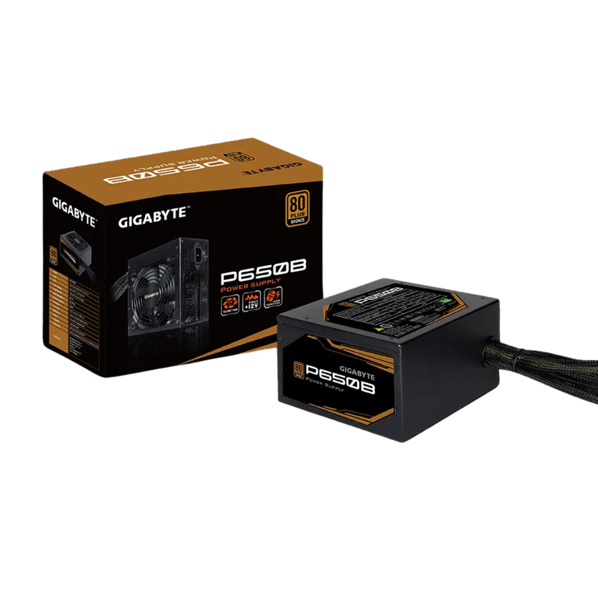 GIGABYTE P650G 650W 1X120MM FAN, 6SATA, 4PCIE, ACTIVE PFC, 80PLUS-GOLD