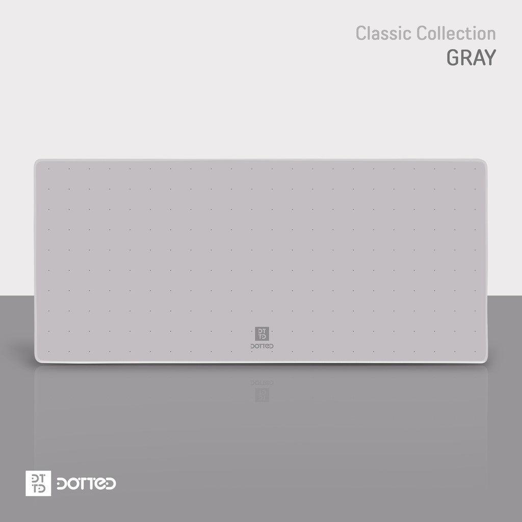 DOTTED GRAY 900X400MM DESK MAT (4MM)