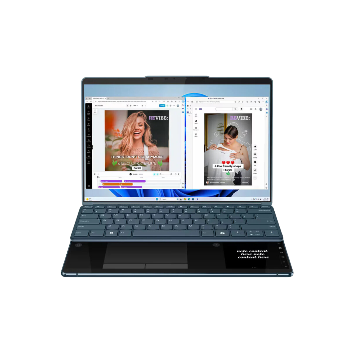 LENOVO YOGA BOOK 9 13IMU9 83FF0009PH ULTRA 7-155U/32GB/1TB NVME/2X13.3/W11H/OFC21HS/TCH