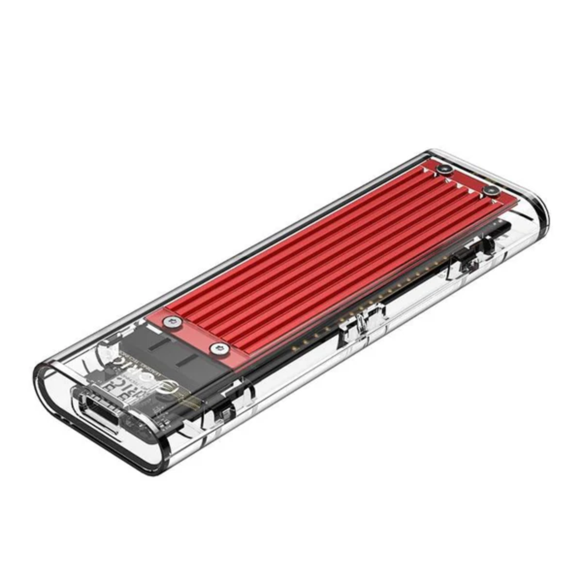 ORICO M.2 NVME USB 3.1 SSD ENCLOSURE TCM2-C3 TRANSPARENT BODY