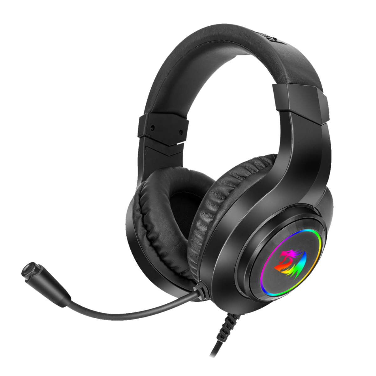 REDRAGON HYLAS RGB 3.5MM/USB GAMING HEADSET (WHITE)