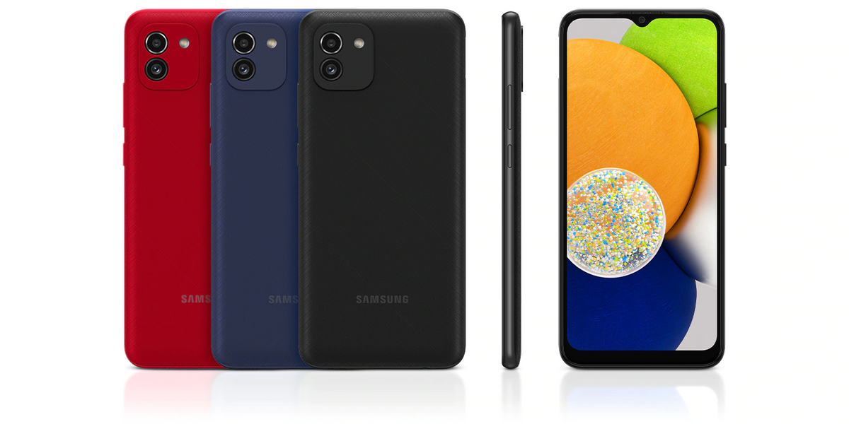 SAMSUNG A035F GALAXY A03 3GB/32GB | 4GB/64GB | 4GB/128GB MOBILE PHONE BLACK | BLUE | RED
