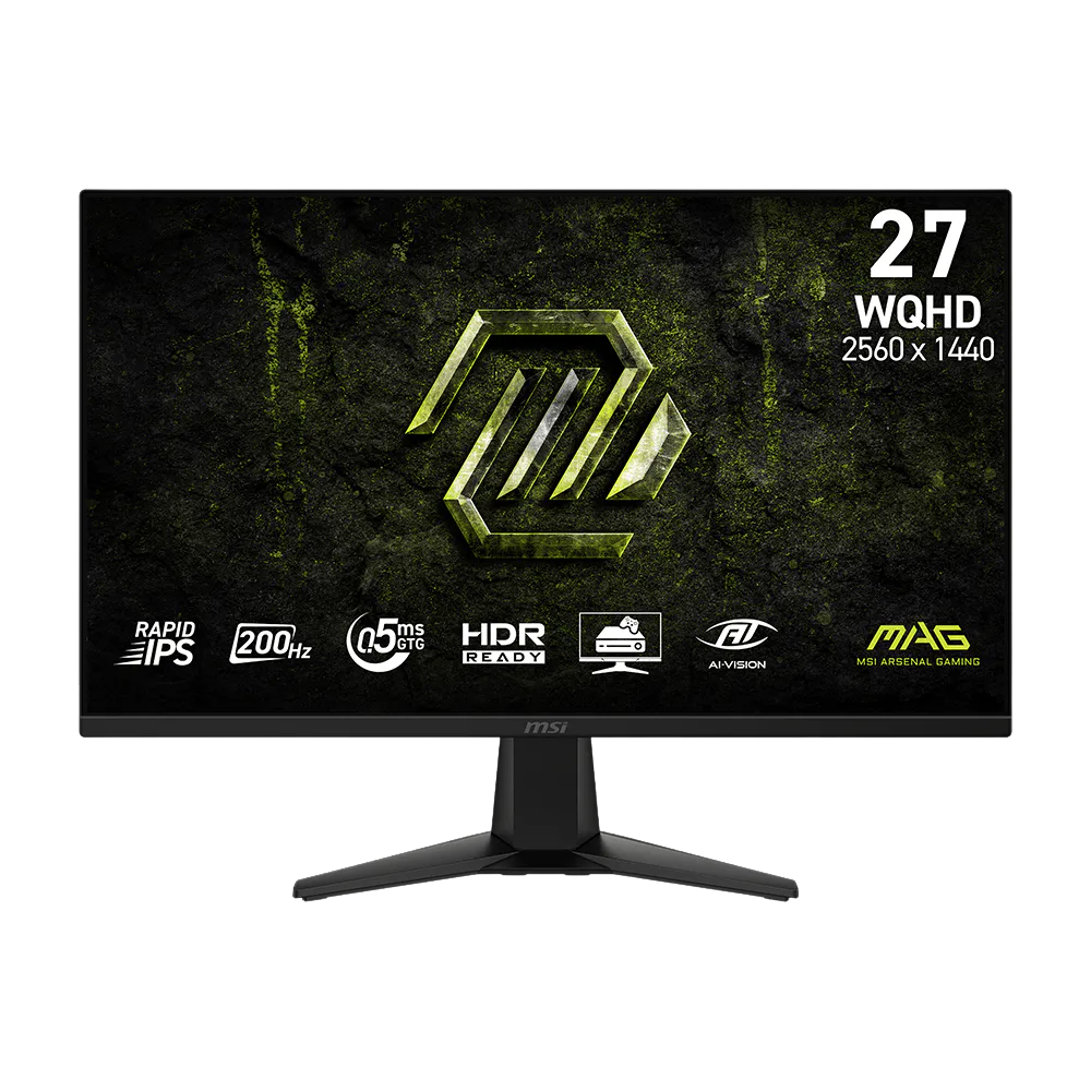 MSI MAG 275QF E20 27" WQHD LED IPS GAMING MONITOR 200HZ 0.5MS WLMNT (2XHDMI, DP)