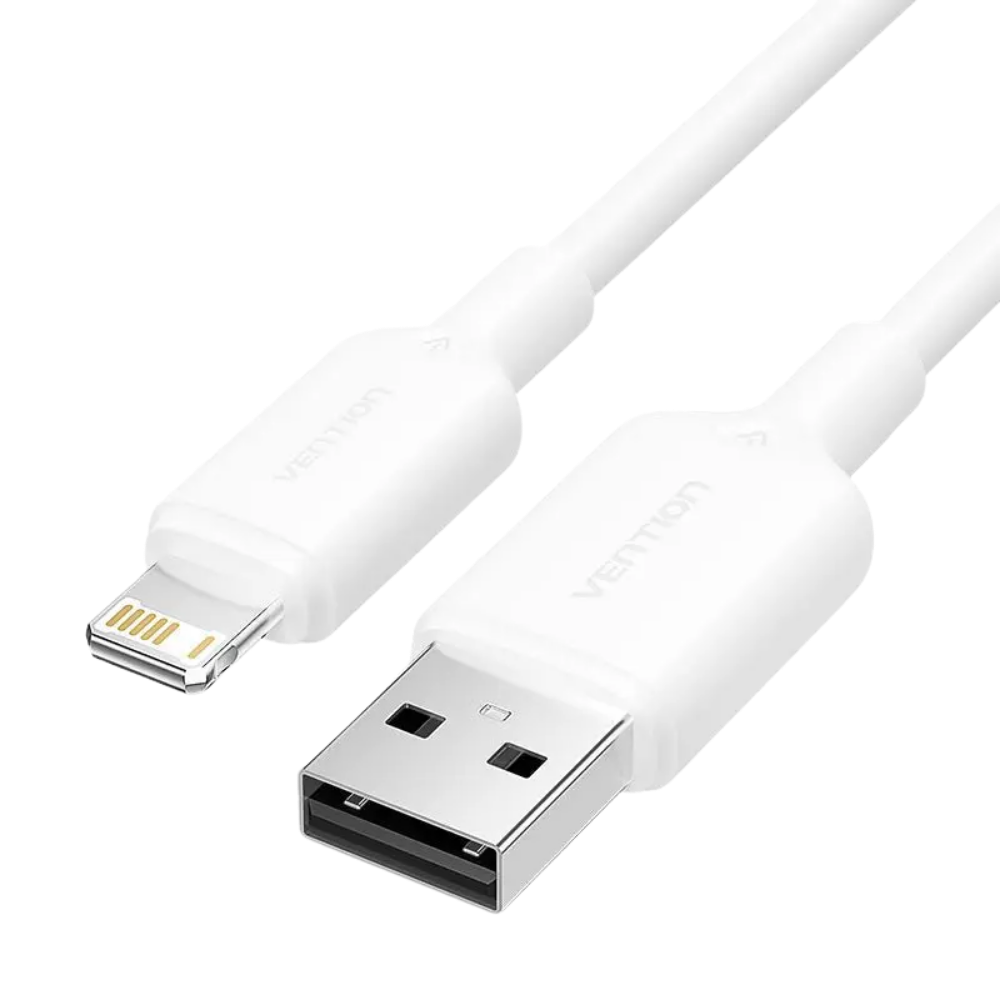 VENTION USB-A (M) TO LIGHTNING (M) CABLE (1M) WHITE