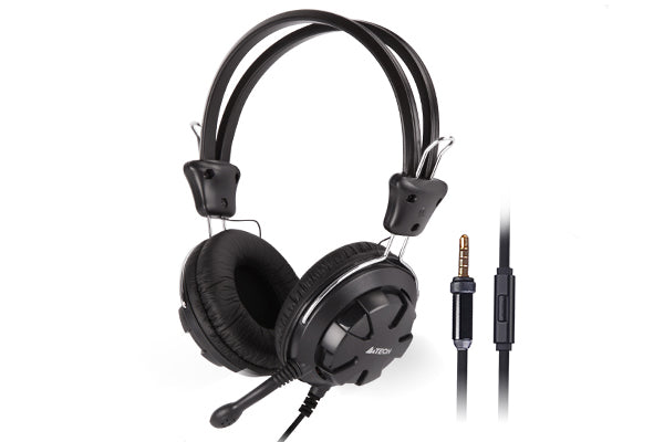 A4TECH HS-28-1 HEADSET W/MIC (BLACK)