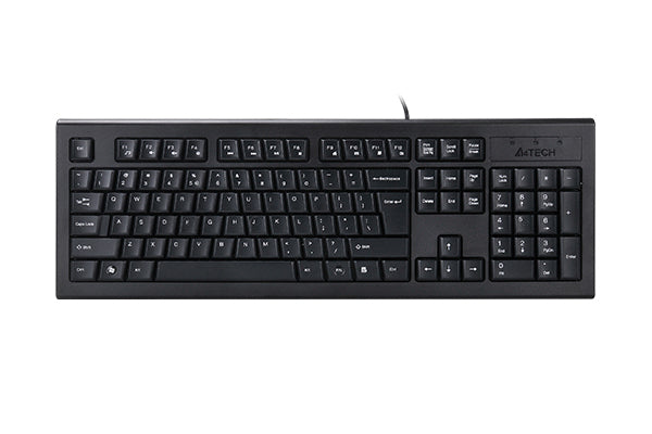 A4TECH KRS-85 PS2 COMFORT ROUND KEYBOARD BLACK