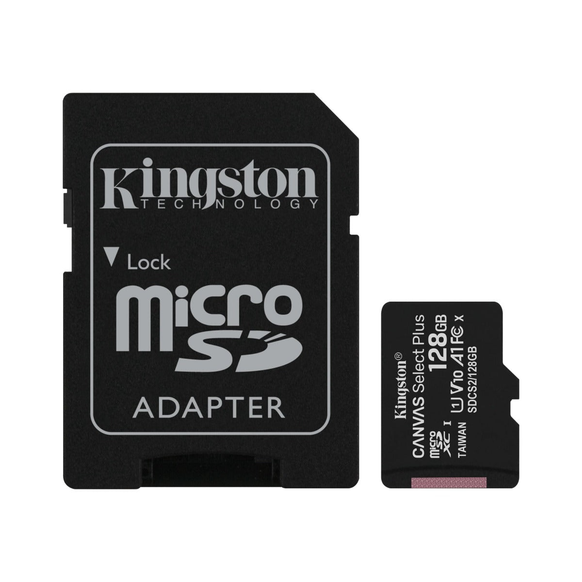 KINGSTON 256GB CANVAS SELECT PLUS CLASS 10 SDHC 100MB/S FLASH MEMORY W/ ADAPTER