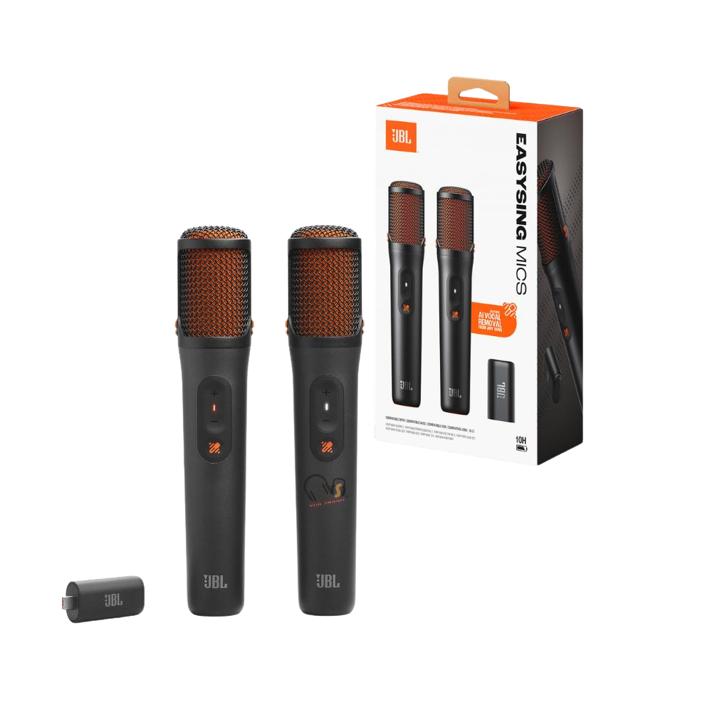 JBL EASY SING WIRELESS 2 MICROPHONE SYSTEM AI POWERED