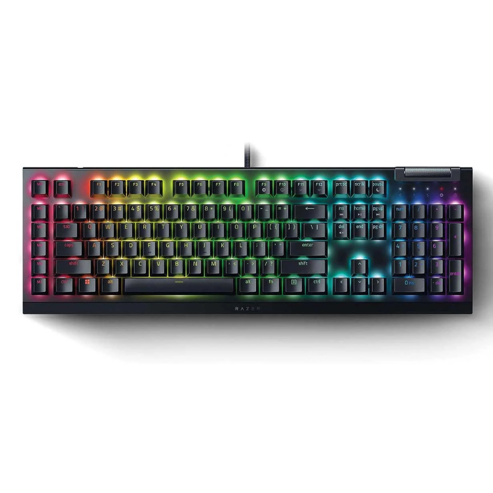 RAZER BLACKWIDOW V4 X MECHANICAL GAMING KEYBOARD (YELLOW SWITCH)