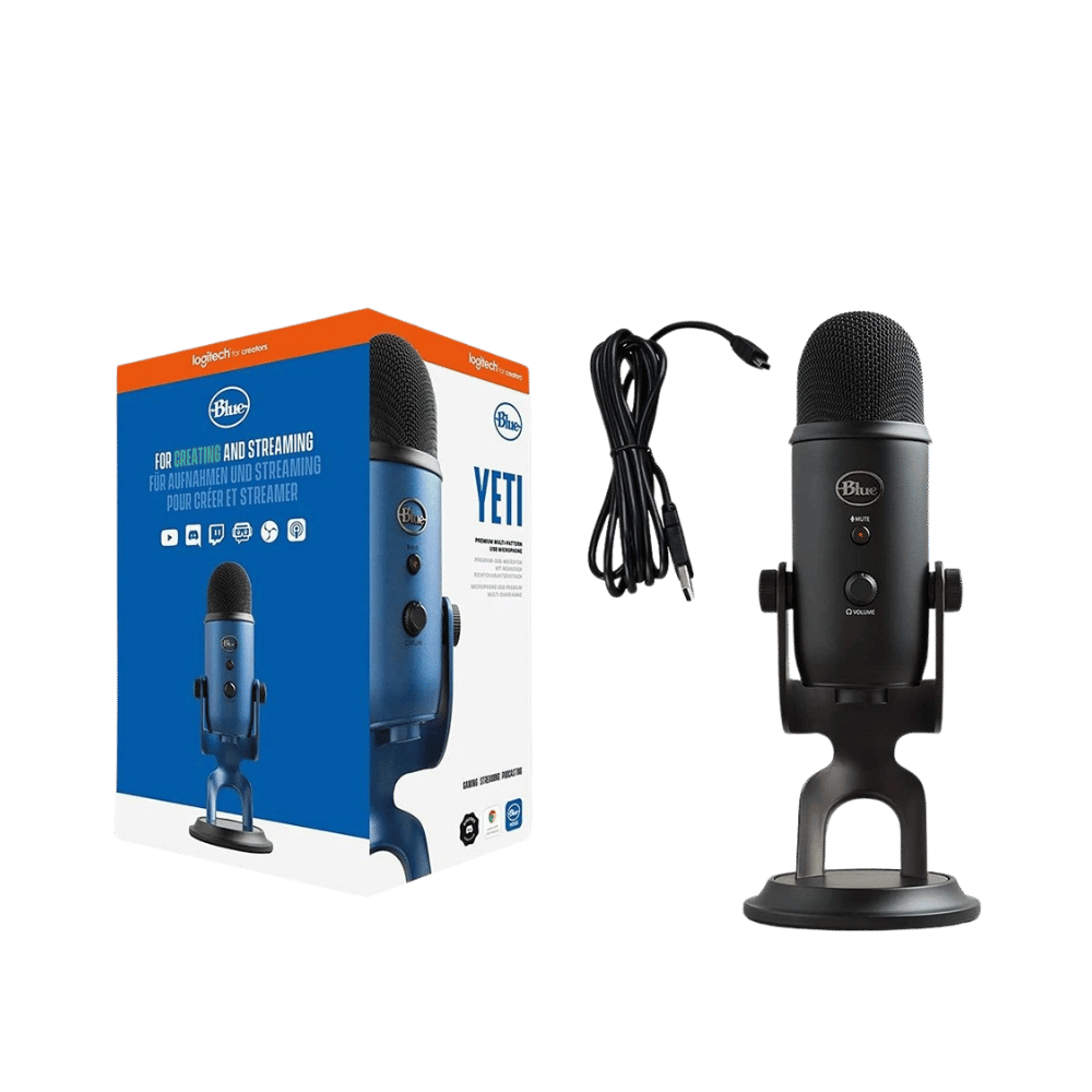 LOGITECH BLUE YETI MICROPHONE (BLACK)