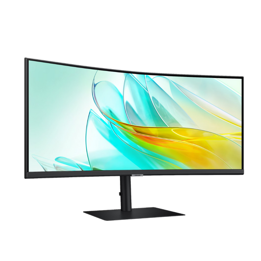 SAMSUNG VIEWFINITY S6 LS34C650UAEXXP 34" ULTRA WQHD CURVED MONITOR W/ SPKR WLMNT HAS (HDMI, DP, USB-C)