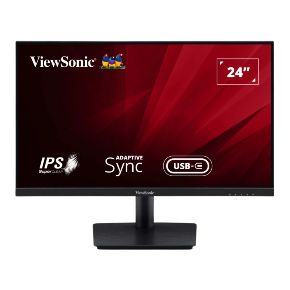 VIEWSONIC VA2409-MHU 23.6" WIDE FULL HD LED IPS MONITOR W/ SPEAKER WLMNT (VGA, HDMI, TYPE-C)