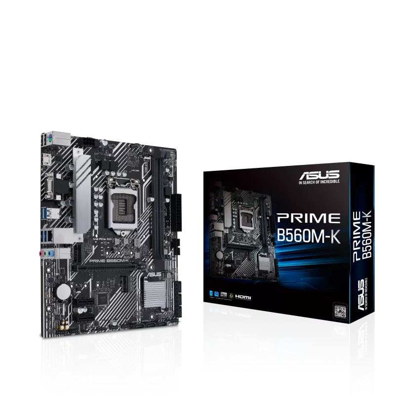 ASUS PRIME B560M-K 2DDR4 2XM.2 MOTHERBOARD (DB15, HDMI)