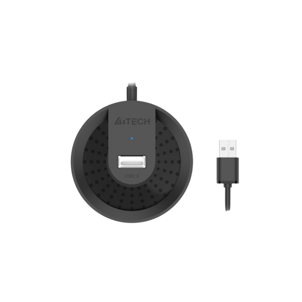 A4TECH HUB-20 USB2.0 4PORTS BLACK (150CM)