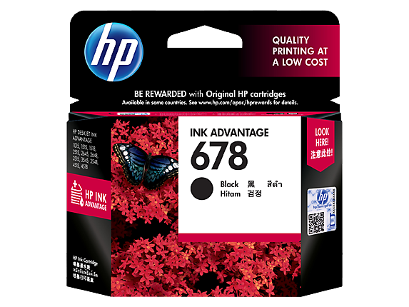 HP CZ107AA (678) BLACK INK CARTRIDGE