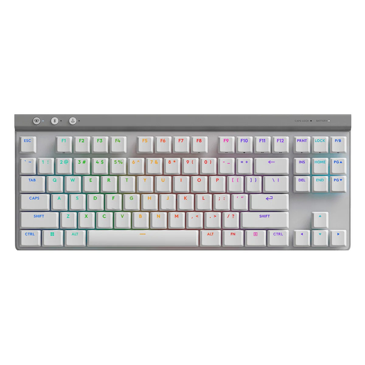 LOGITECH G515 TKL LIGHTSPEED WIRELESS MECHANICAL GAMING KEYBOARD WHITE - TACTILE