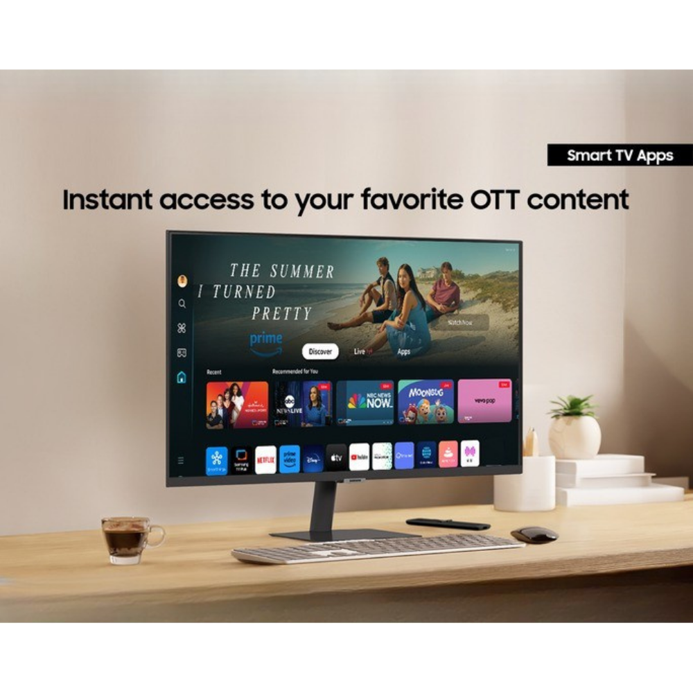 SAMSUNG M7 LS32DM700UEXXP 32" 4K UHD LED SMART MONITOR W/ SPKR WLMNT (2XHDMI, TYPE-C)