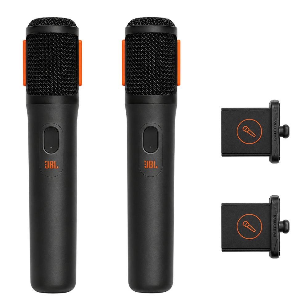 JBL PARTYBOX ENCORE 2 PLUS PORTABLE BLUETOOTH SPEAKER W/ 2 WIRELESS MIC (BLACK)