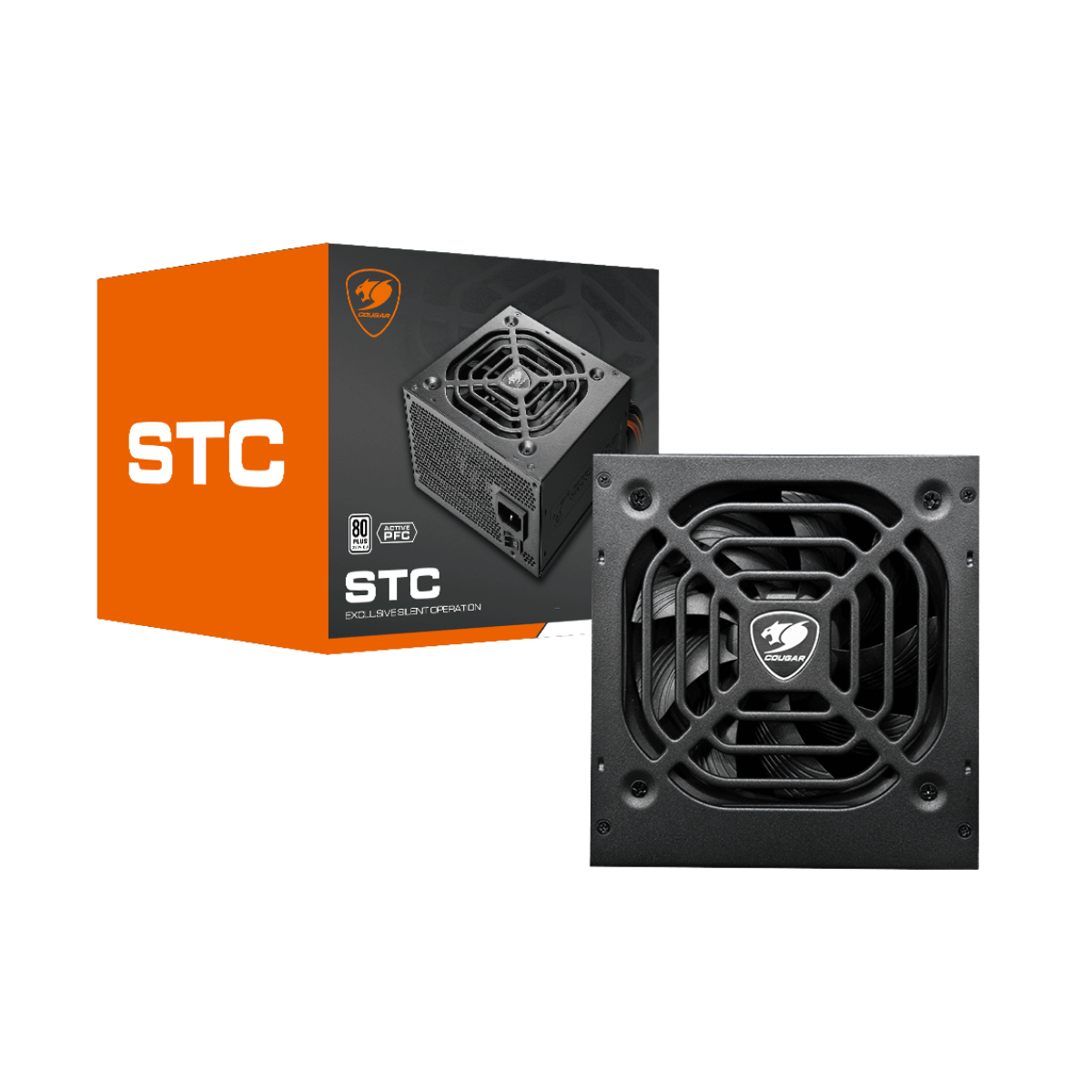 COUGAR STC500 500W, 120MM FAN, ACTIVE PFC, 80-PLUS