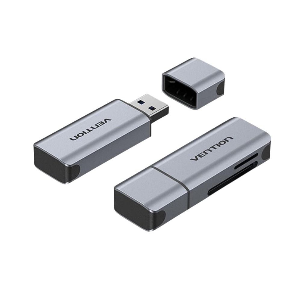 VENTION 2 IN 1 USB-A 3.0 MICROSD/SD CARD READER
