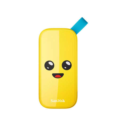 SANDISK PORTABLE SSD USB 3.2 TYPE-C 800MB/S YELLOW PEELY EDITION