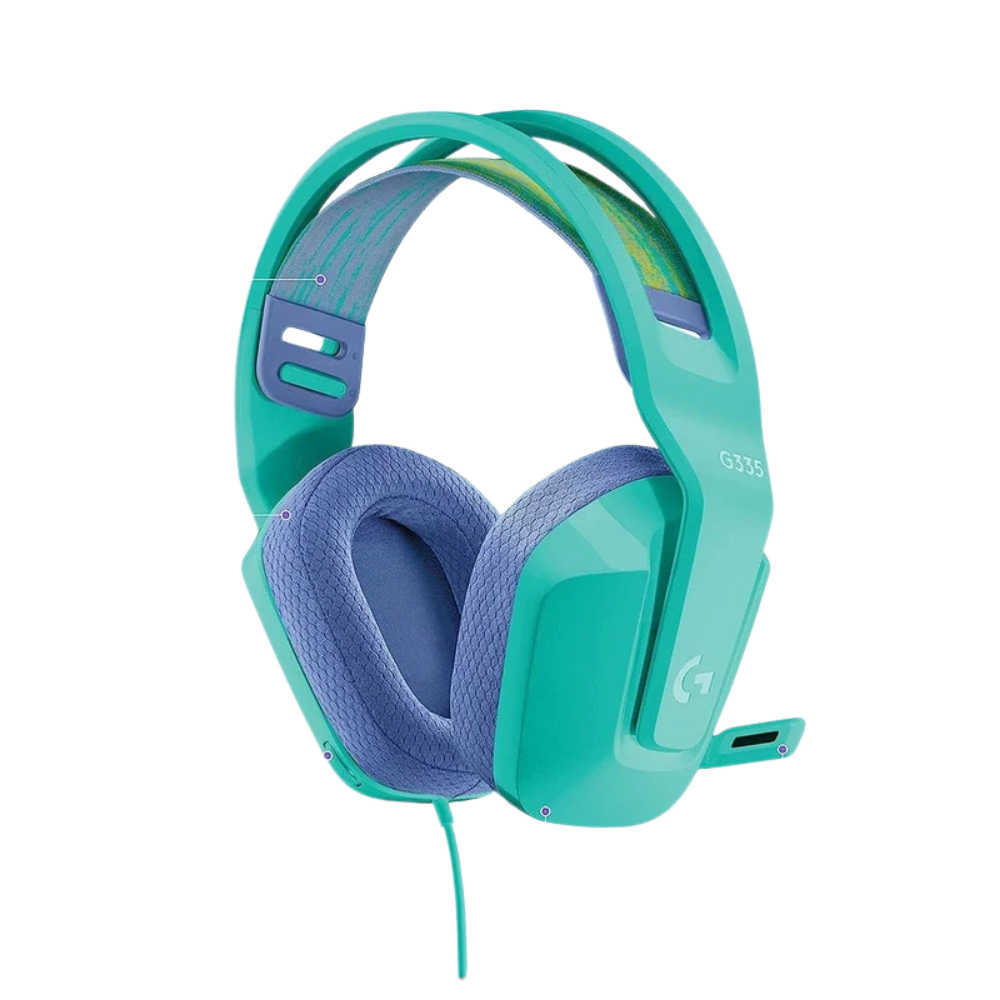 LOGITECH G335 WIRED GAMING HEADSET (MINT)