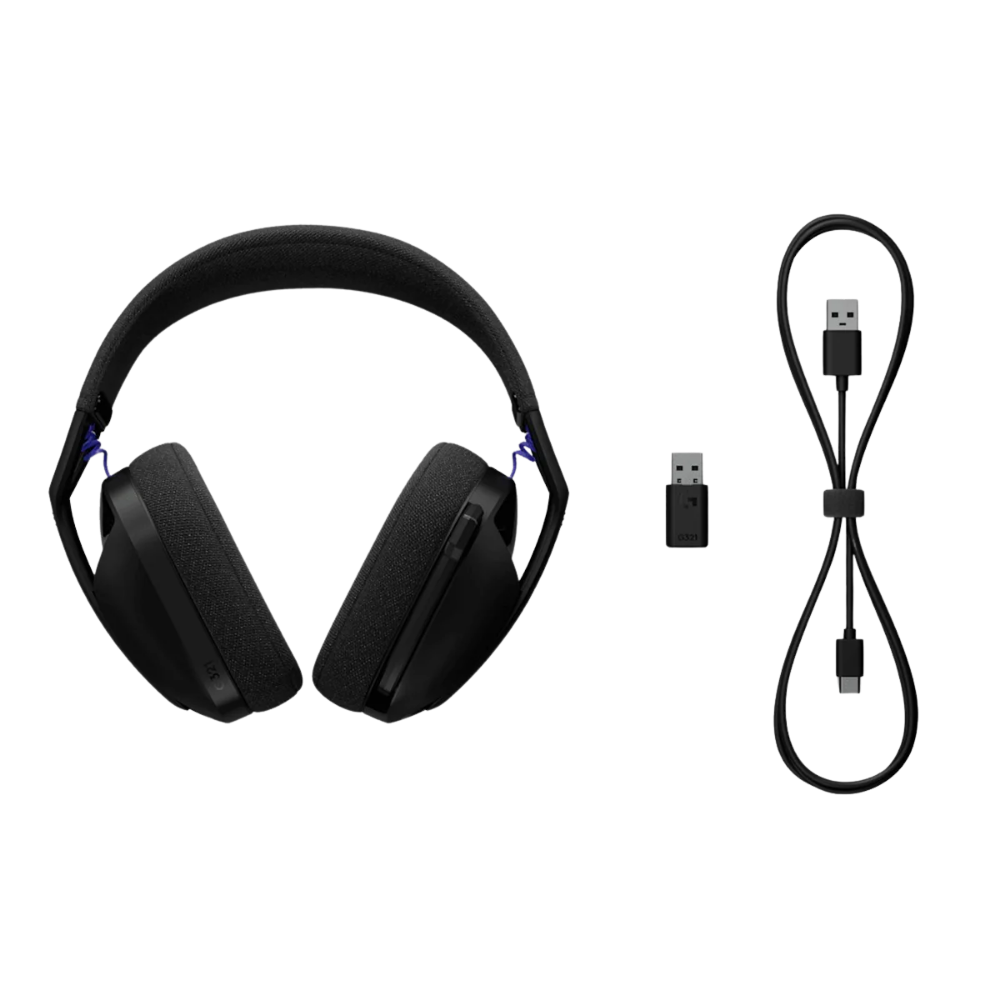 LOGITECH G321 LIGHTSPEED WIRELESS GAMING HEADSET (BLACK)