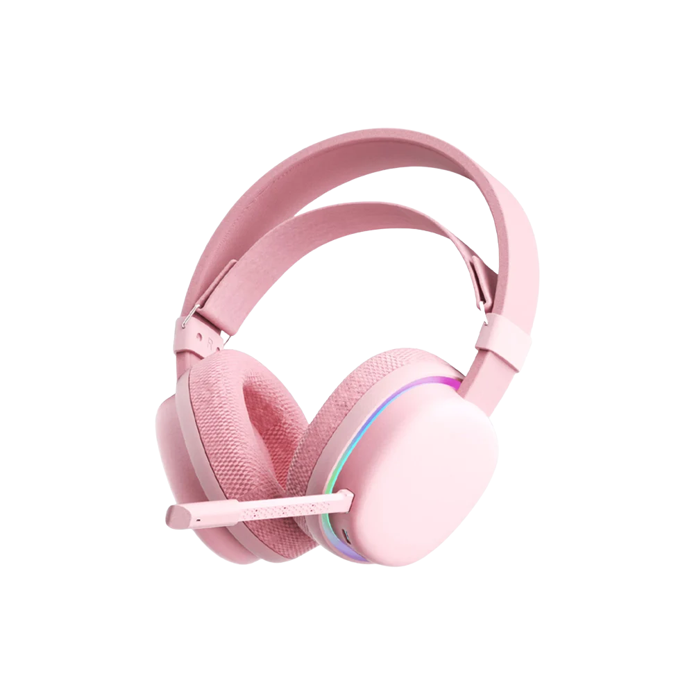 AULA WIND G7 TRI-MODE GAMING HEADSET (PINK)