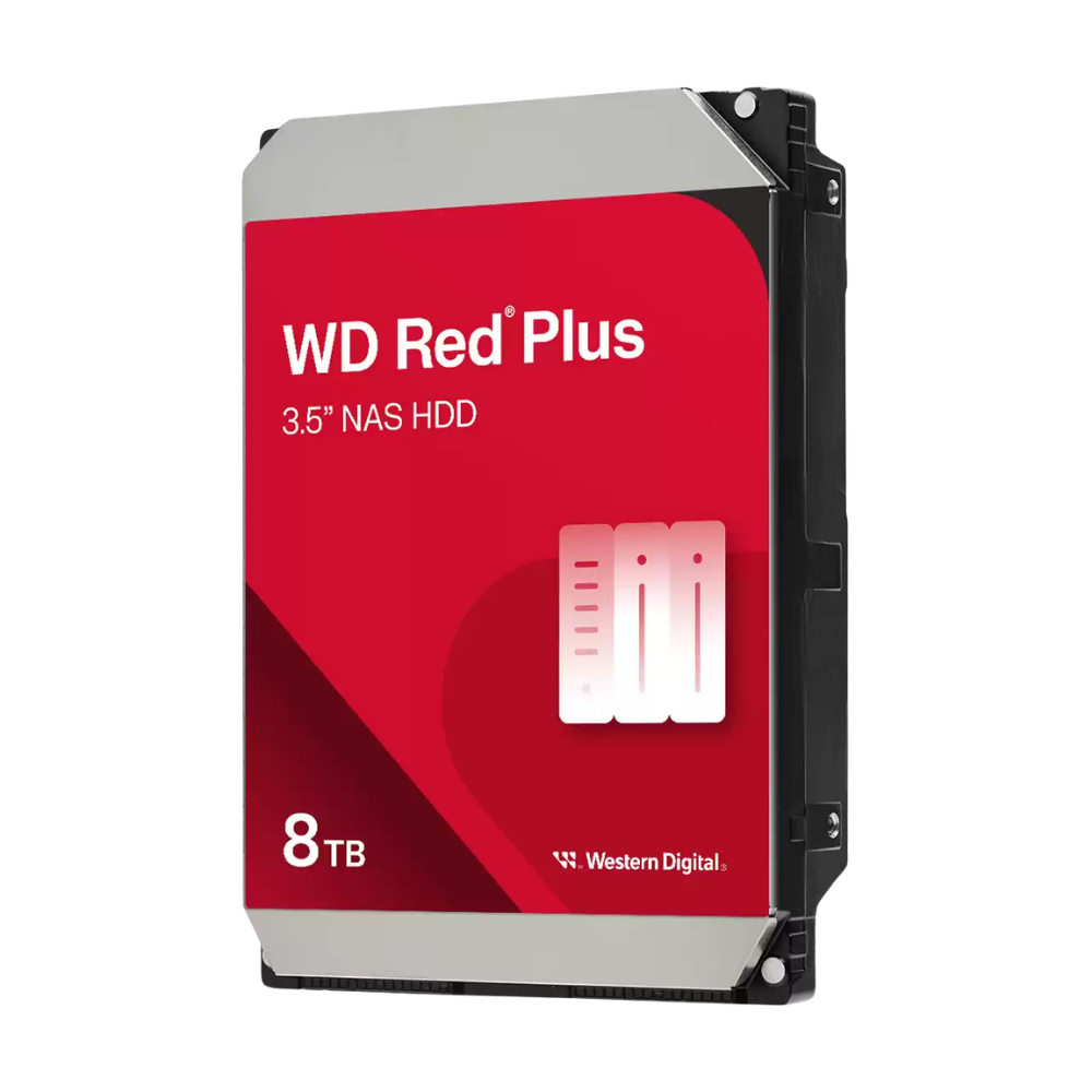 WESTERN DIGITAL 8.0TB RED PLUS NAS HDD (WD80EFPX) 5640RPM 256MB SATA 6GB/S