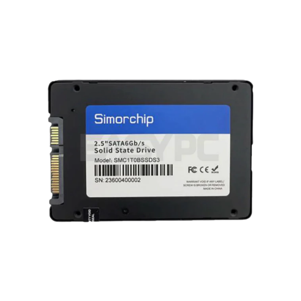 SIMORCHIP 512GB 2.5" SATA 6GB/S SSD (SMC512GSSD120)