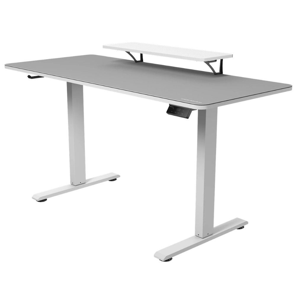 COUGAR E-STAR 120 ELECTRICAL GAMING DESK (WHITE)