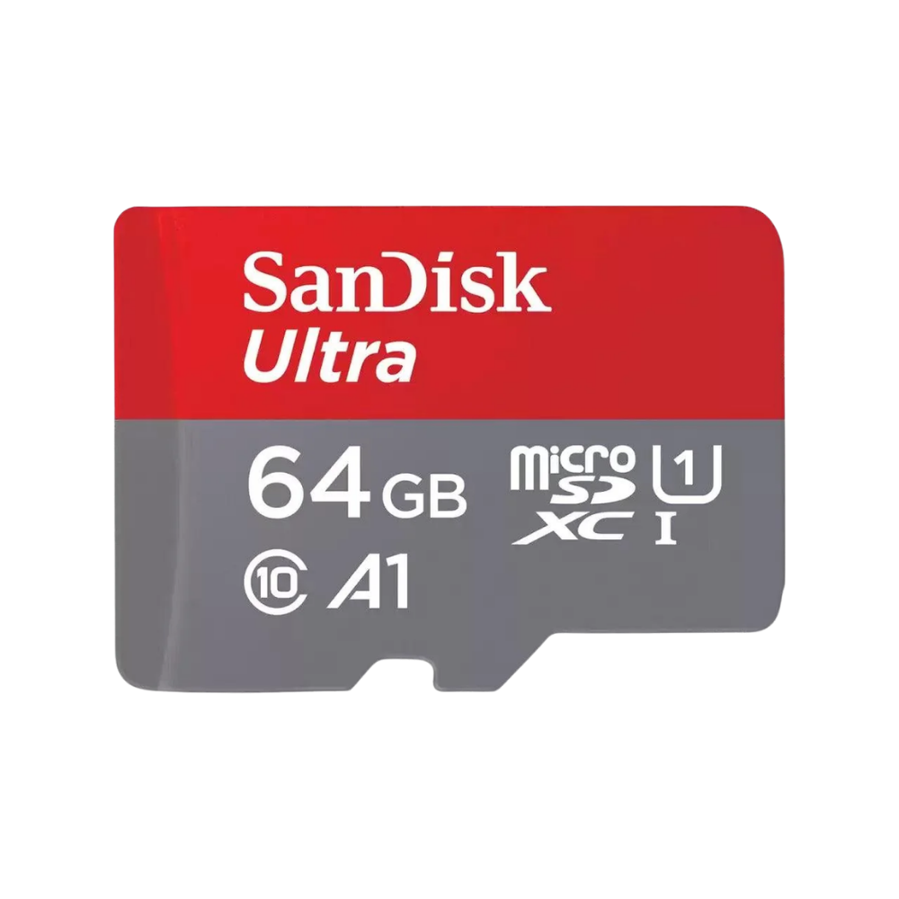 SANDISK ULTRA 64GB UHS-1 CLASS 10 MICRO SDXC FLASH MEMORY