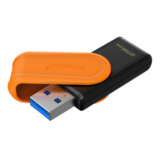 KINGSTON DATA TRAVELLER EXODIA S 256GB USB3.2 FLASH DRIVE (ORANGE)