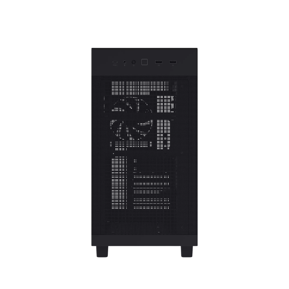 ASUS PRIME AP303 TEMPERED GLASS ATX CASE W/ 1FAN (BLACK)