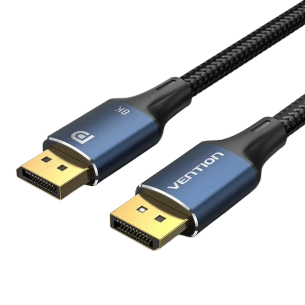 VENTION DP (M) TO DP (M) 8K CABLE ALUMINUM ALLOY (5M) BLUE