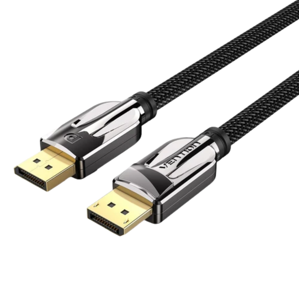 VENTION DP (M) TO DP (M) 8K CABLE ALUMINUM ALLOY (2M) BLACK