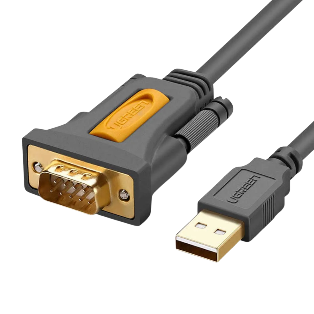 UGREEN USB-A 2.0 (M) TO DB9 RS-232 (F) ADAPTER CABLE (1.5M) BLACK