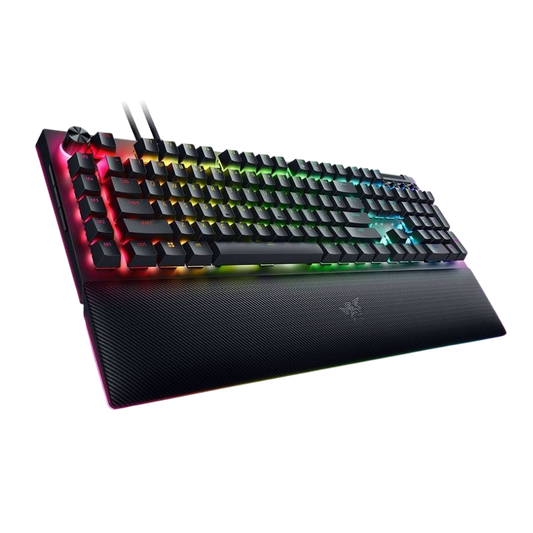 RAZER BLACKWIDOW V4 PRO MECHANICAL GAMING KEYBOARD (GREEN SWITCH)