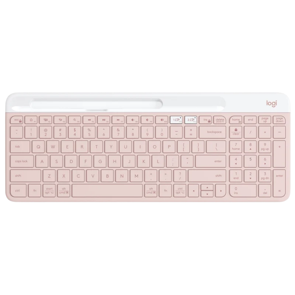 LOGITECH BLUETOOTH/WIRELESS MULTI-DEVICE KEYBOARD K580-Rose