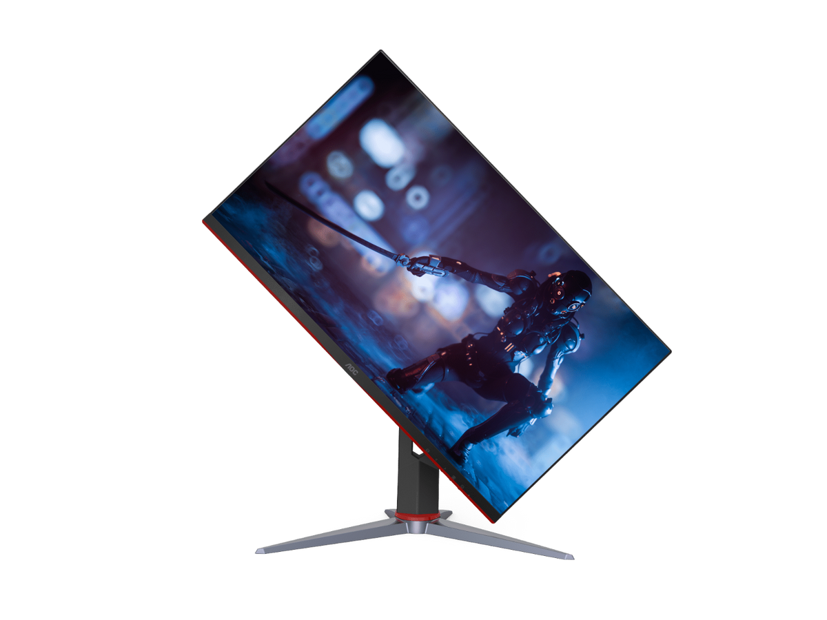 AOC 24G2 23.8" FHD LED IPS FRAMELESS GAMING MONITOR 1MS 144HZ WLMNT W/ ADJ HEIGHT (VGA, 2XHDMI, DP)